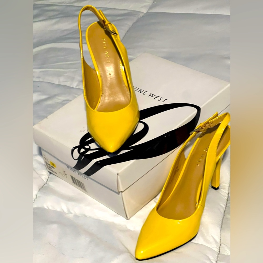Nine West slingback heels